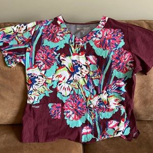 NWOT greys anatomy scrub top